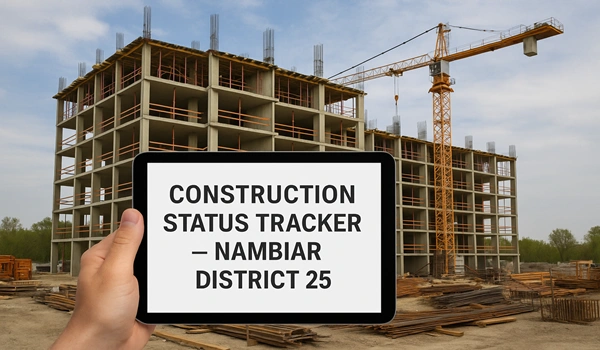 Construction Status Tracker – Nambiar District 25