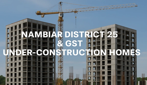 Nambiar District 25 & GST on Under-Construction Homes