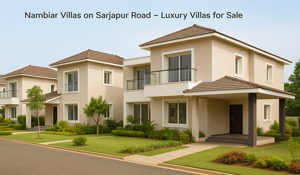 Nambiar District 25 - Nambiar Villas on Sarjapur Road – Luxury Villas for Sale