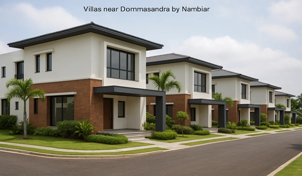 Luxury villas near Dommasandra by Nambiar with modern design and premium lifestyle amenitie